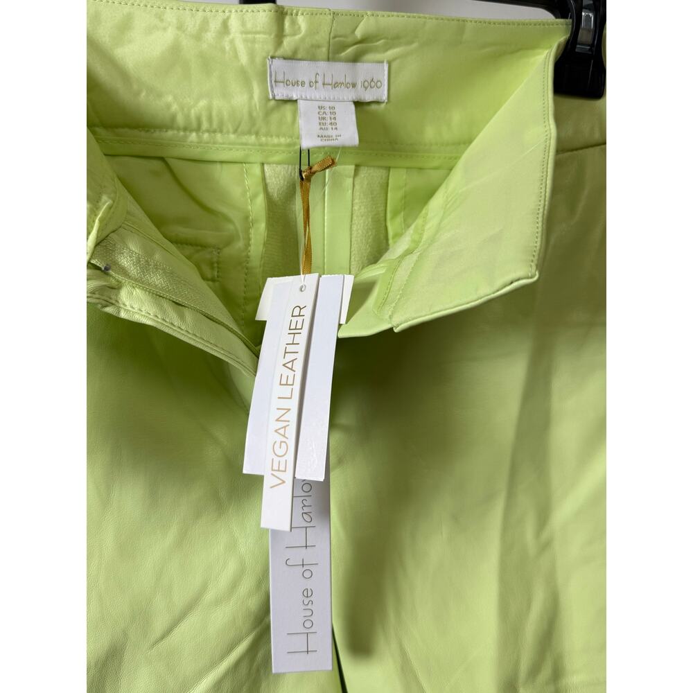 House of Harlow Vegan Leather Set – Top & Shorts - Picture 7 of 9